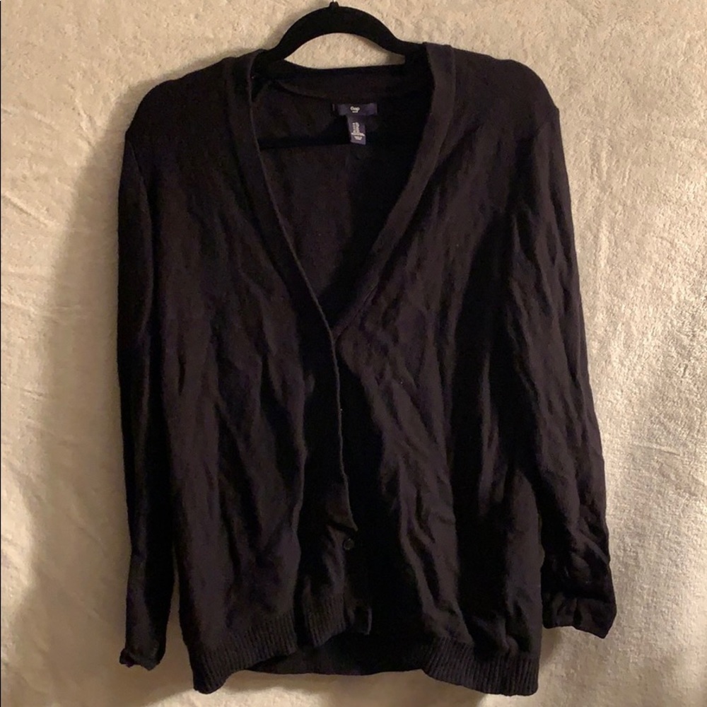 Black Button Down Sweater